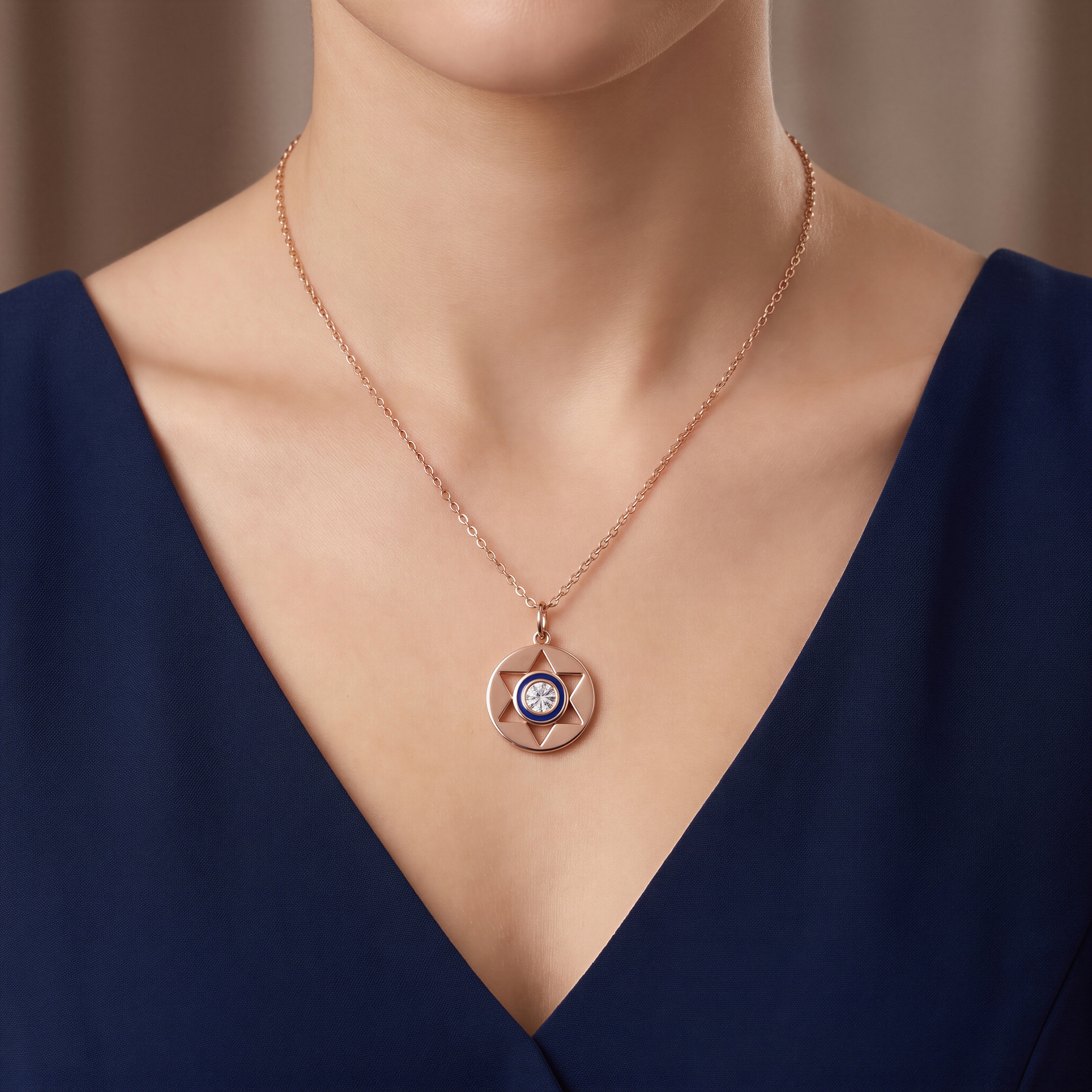 Solid 14K Gold Cutout Star of David Available in Two Sizes