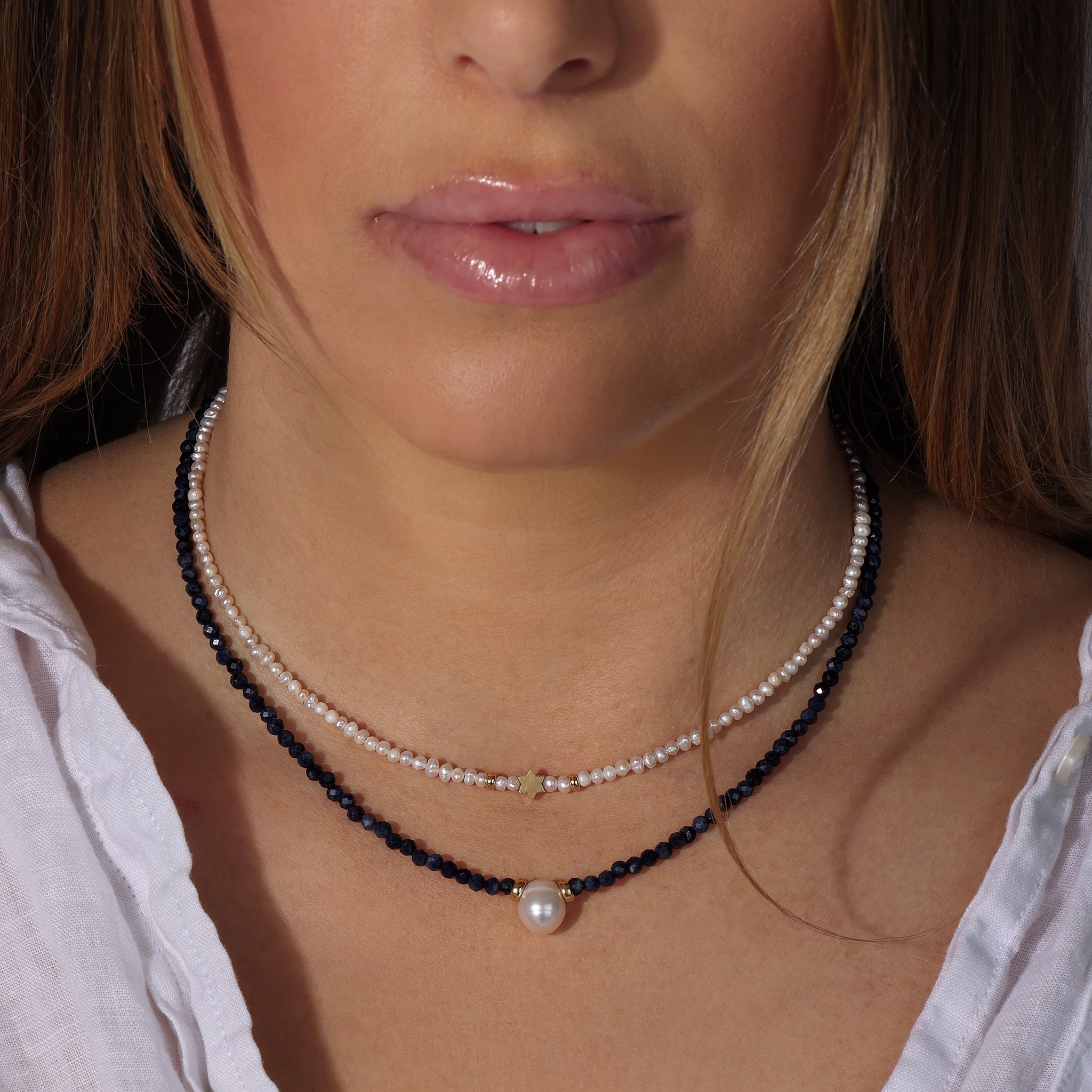 Glam Sapphire Necklace