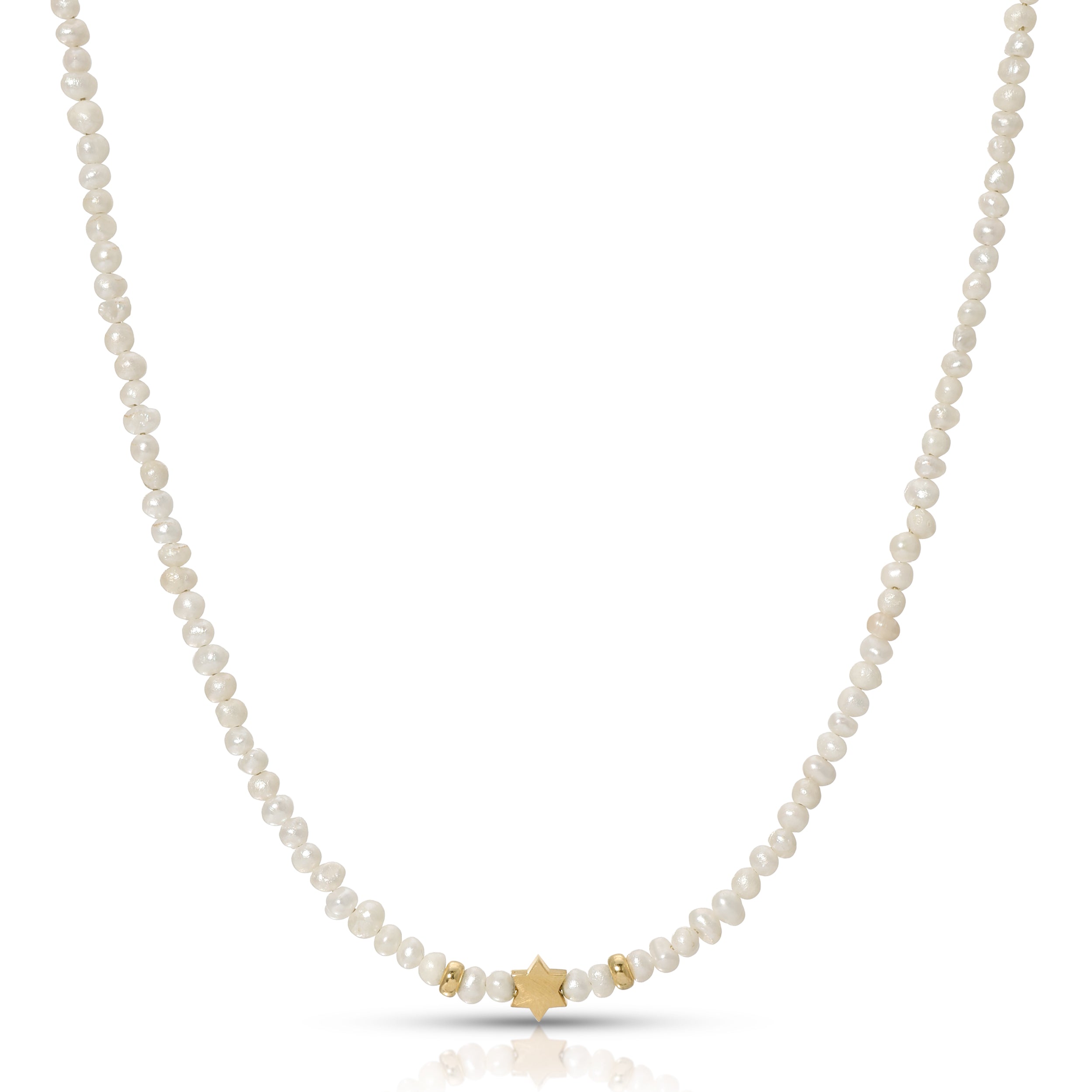 Mini Star Pearl Necklace