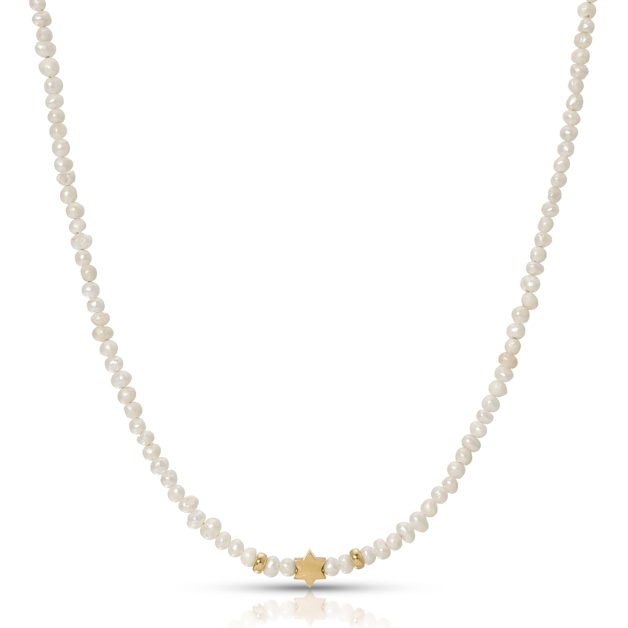 Mini Star Pearl Necklace