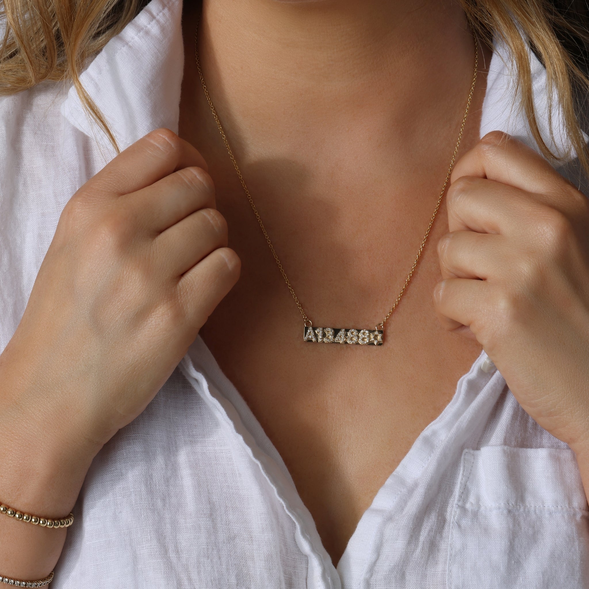 Diamond Tattoo Necklace